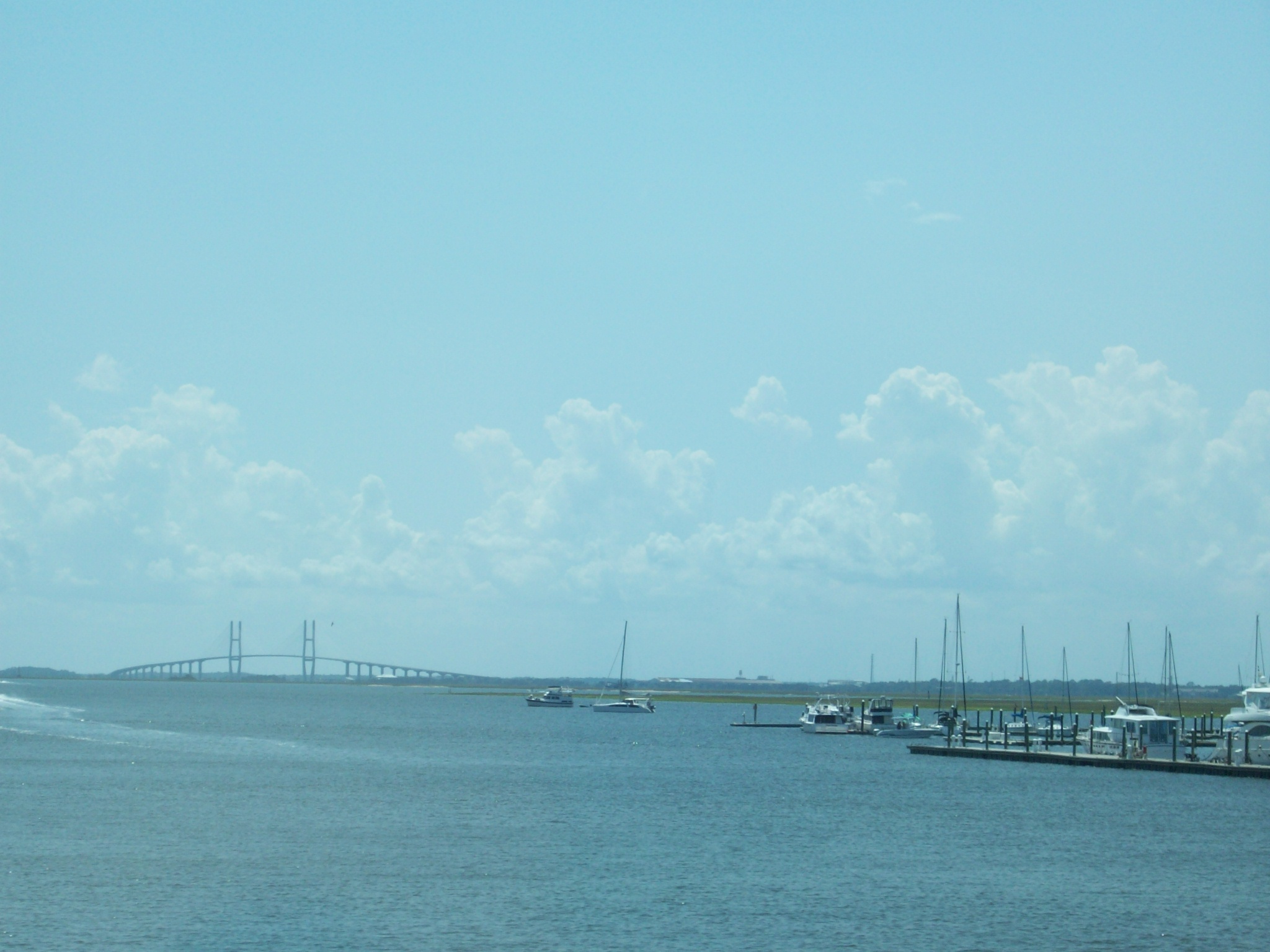 The bridge that we will take back to the highway seen as we are leaving the highway.