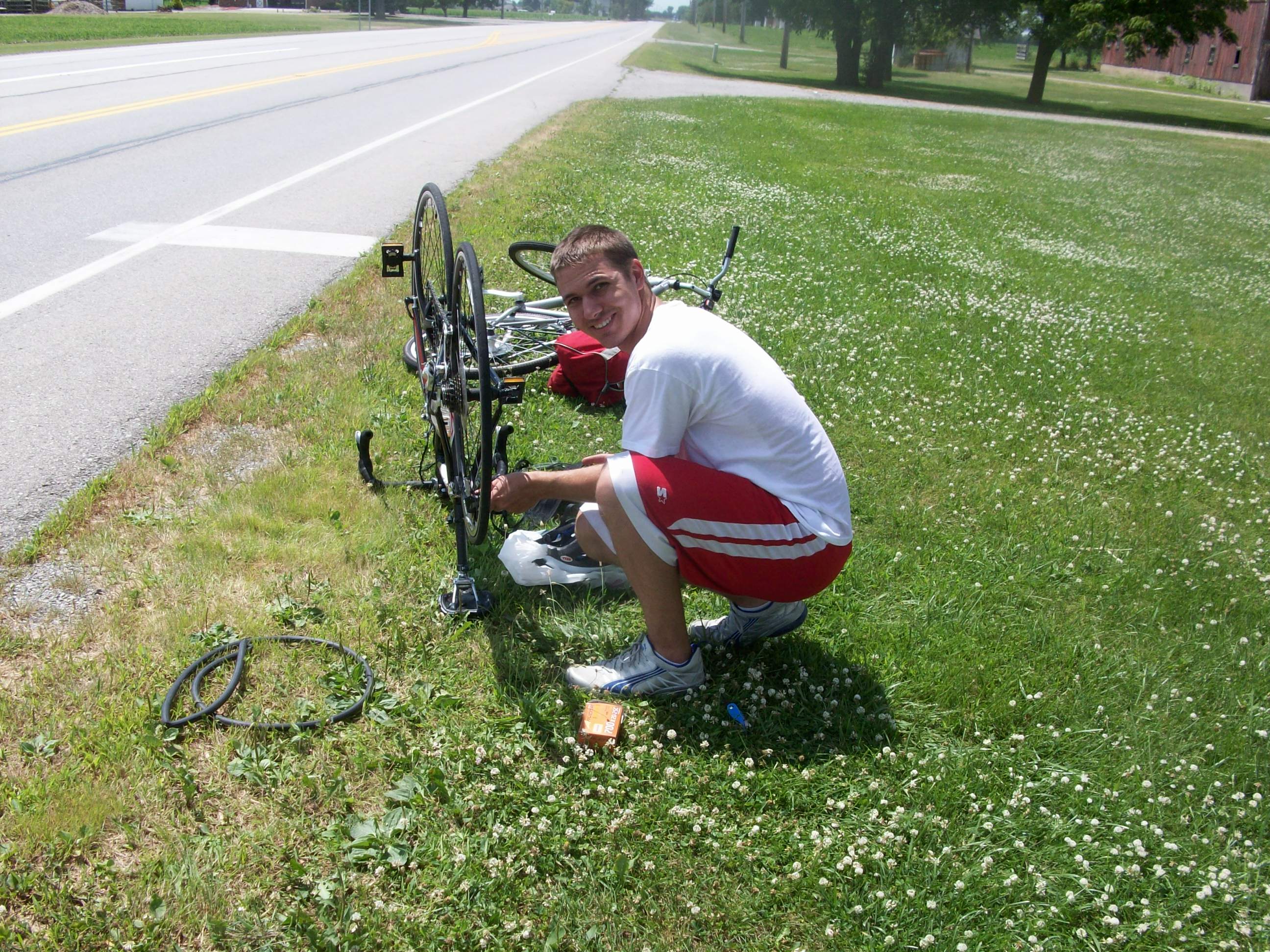 But we were resourceful and he got back on the road.