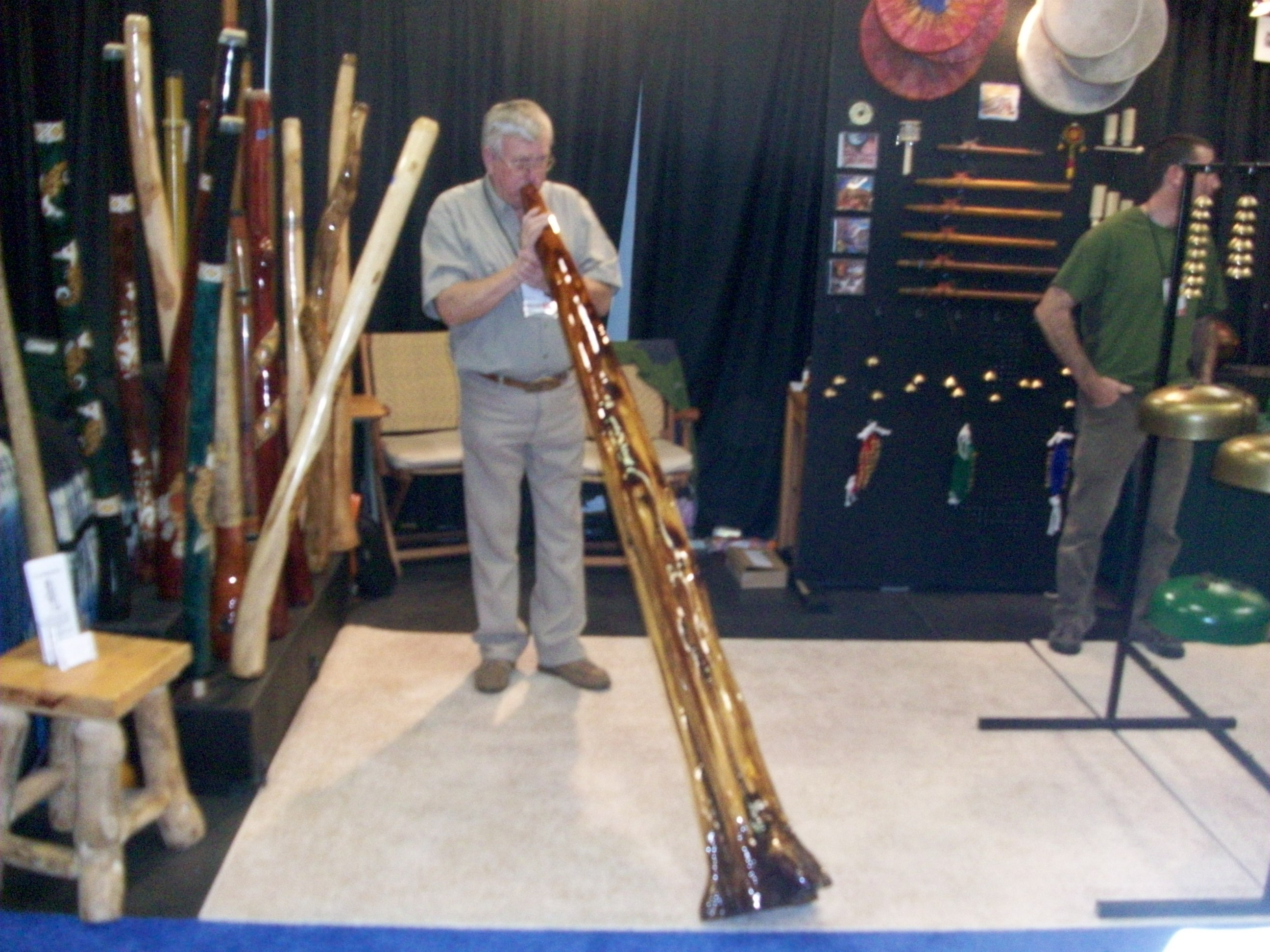 And this guy is playing the didg.  That thing sounds sweet.