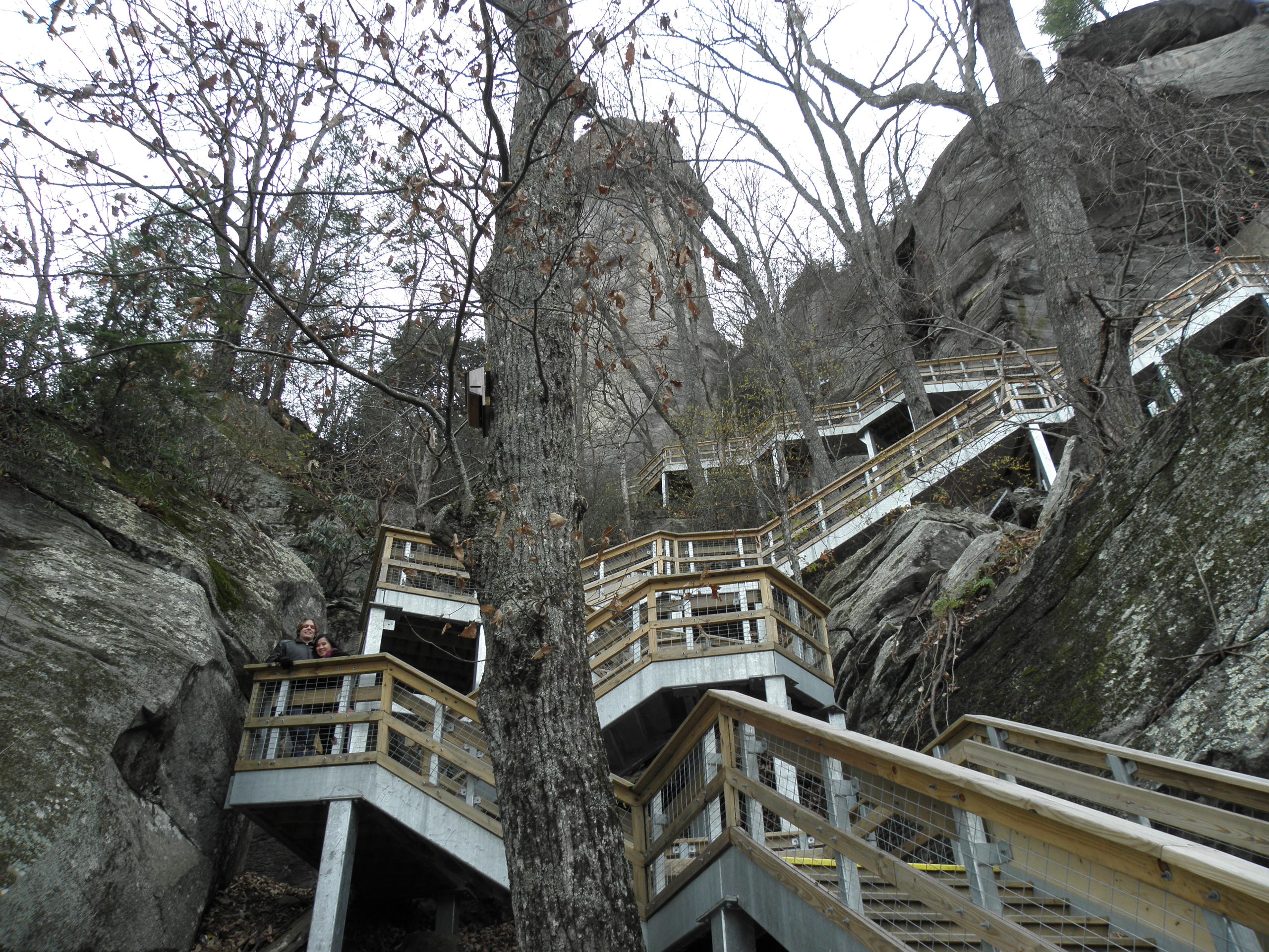 That&rsquo;s a lot of stairs. Can you spot Waldo? (Or Maggie and me?)