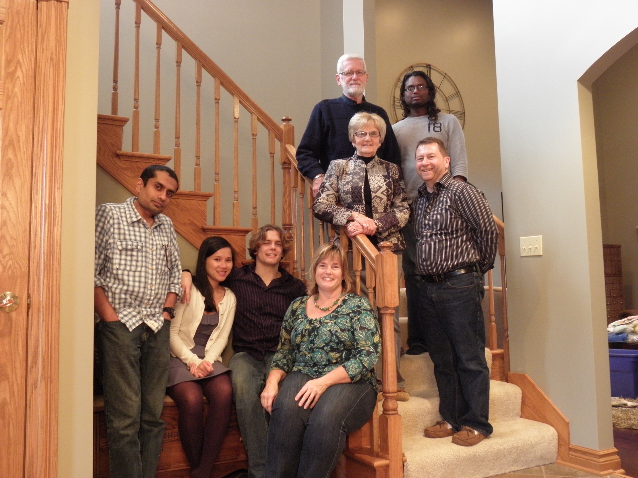 The whole Thanksgiving crew.