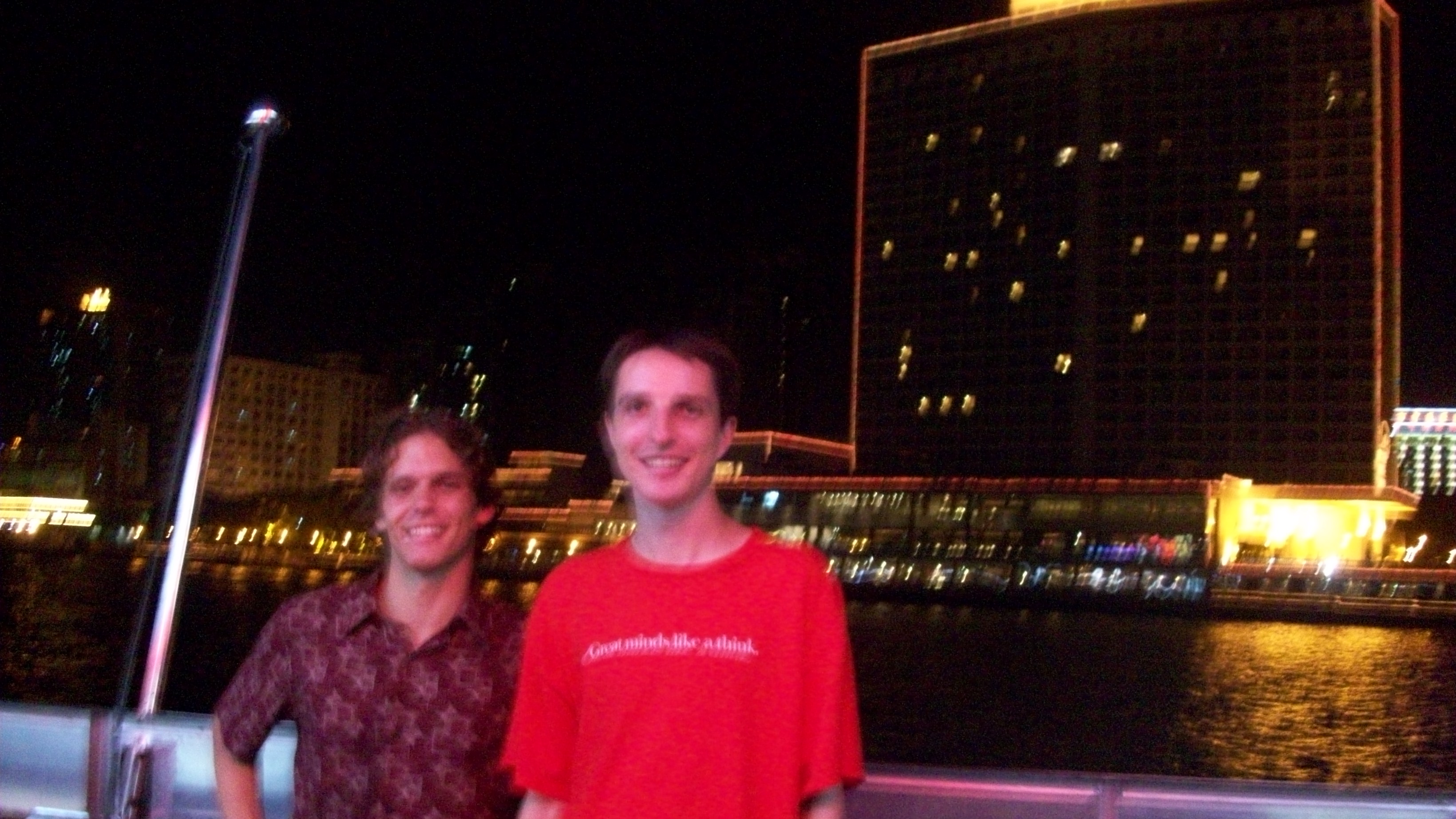 Me and Tim.