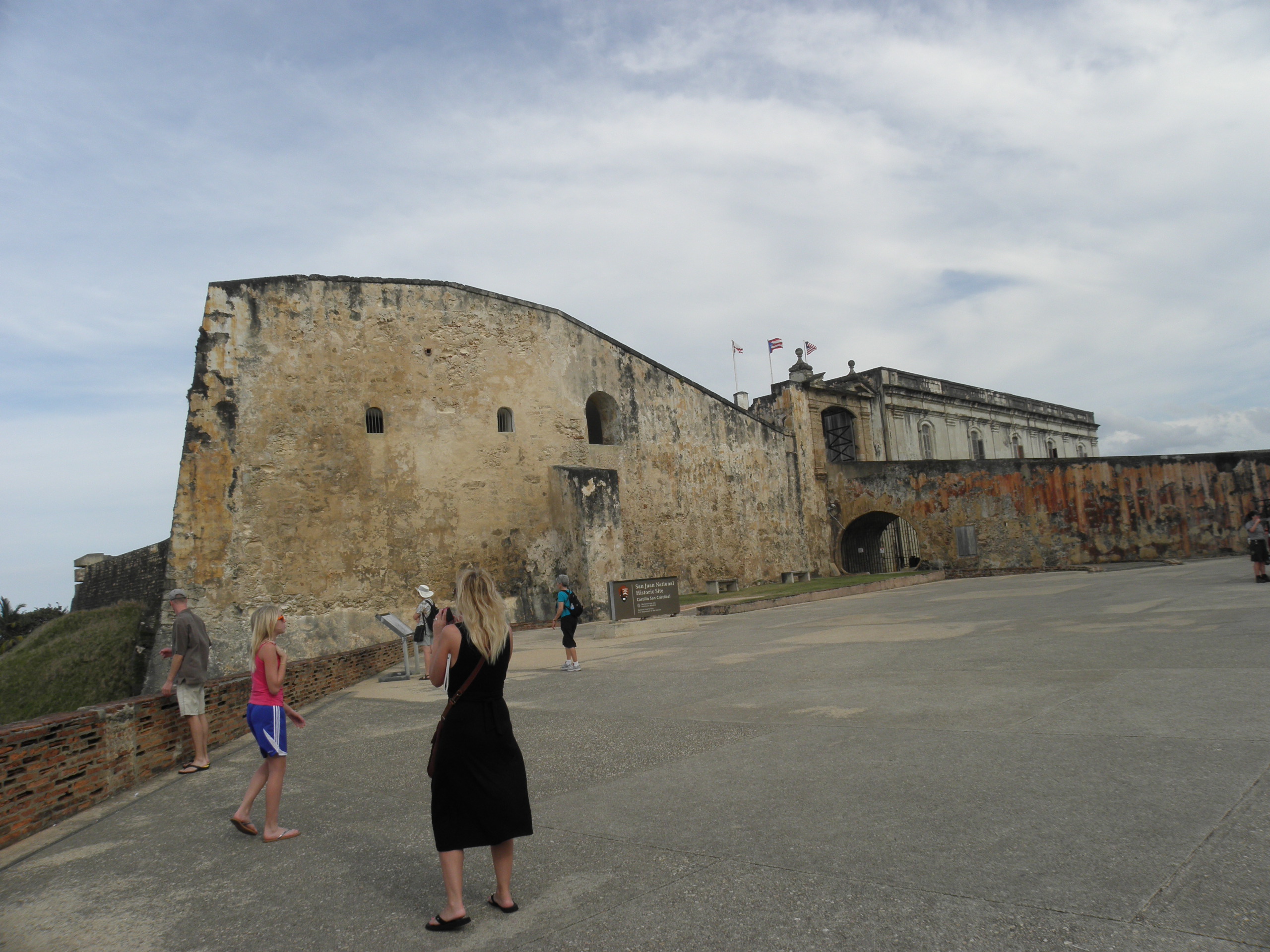 We went to a fort in San Juan.