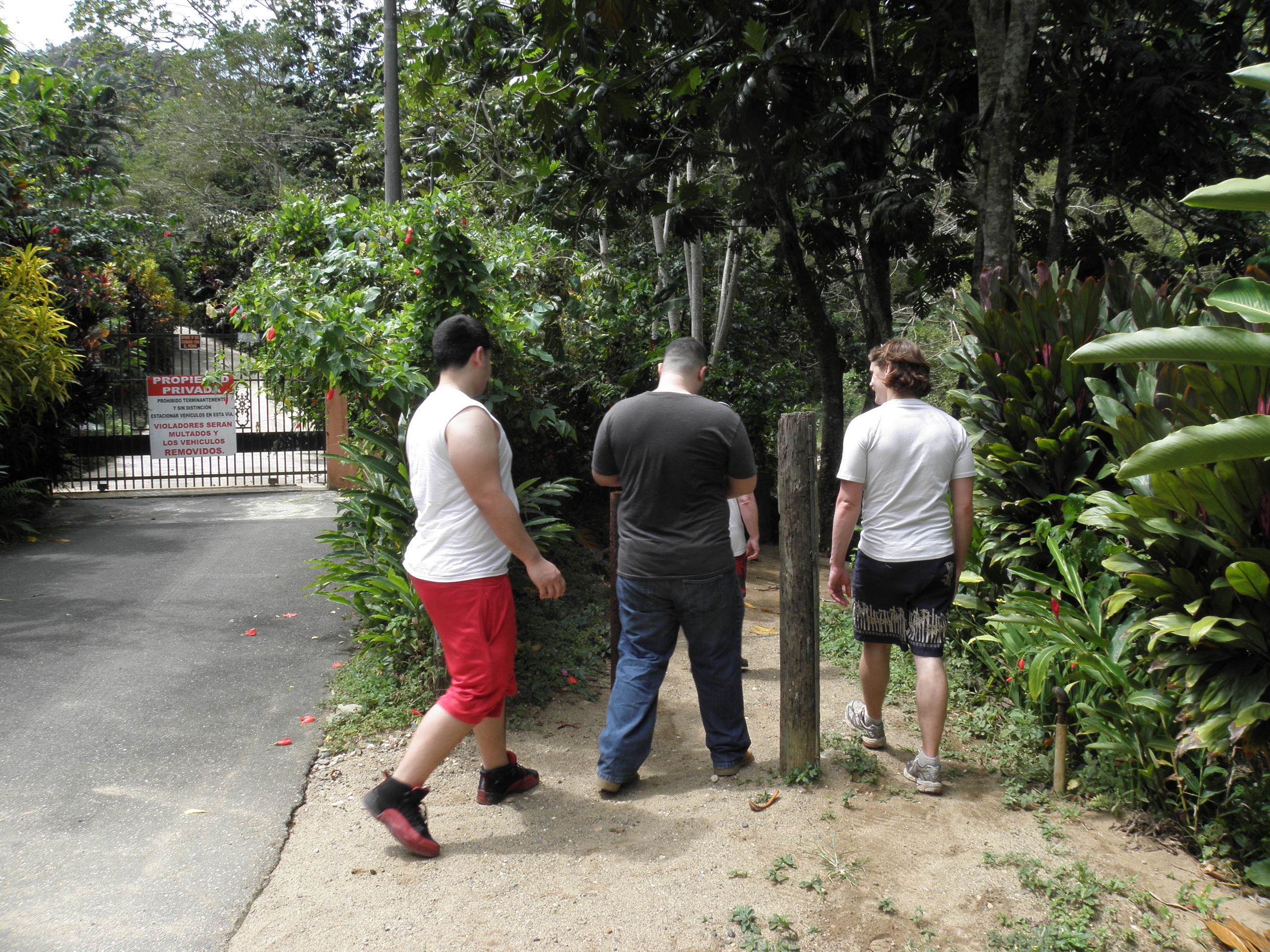 We met these guys at the cave, and they led us to a local river.