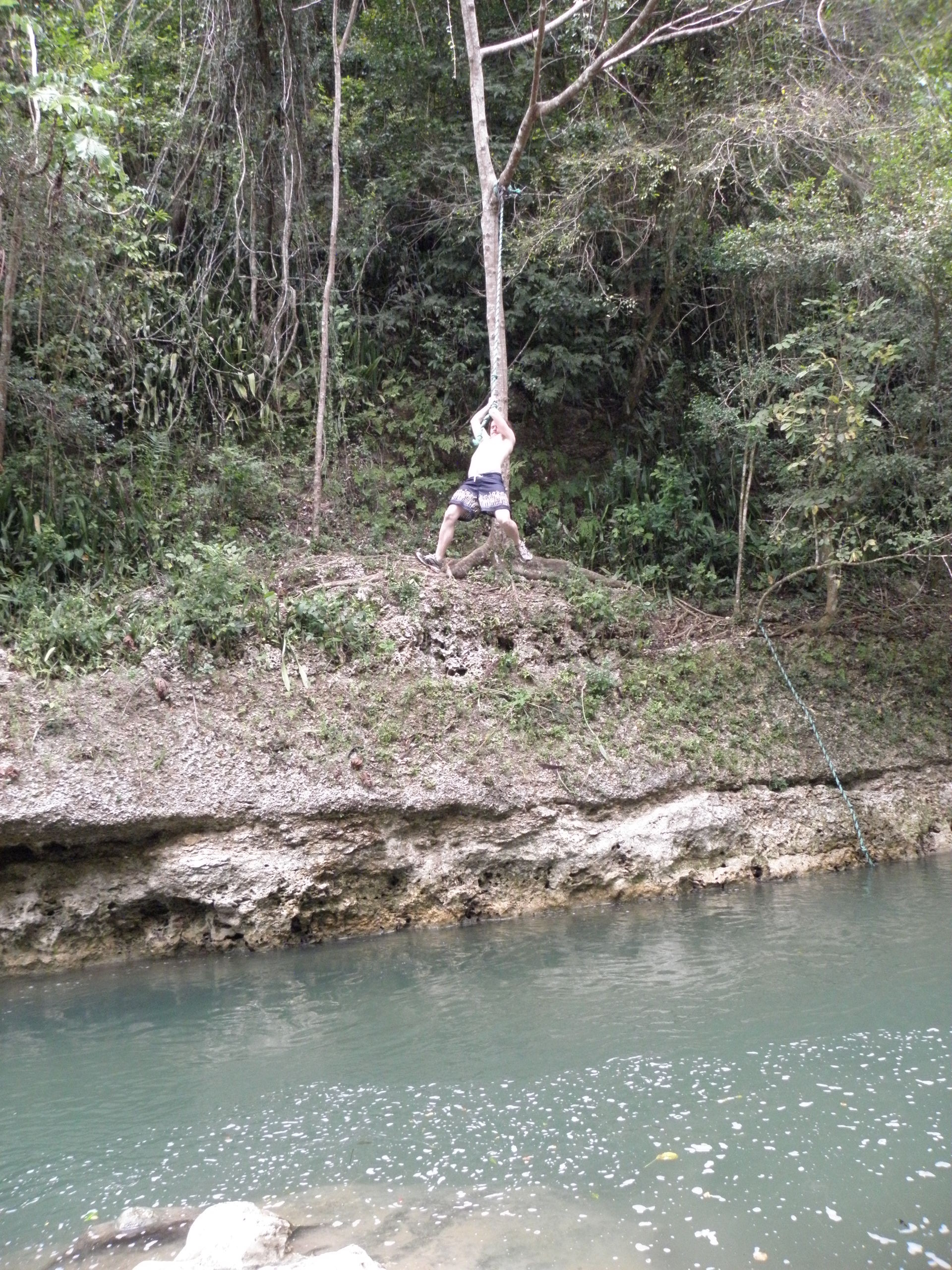 The rope swing!