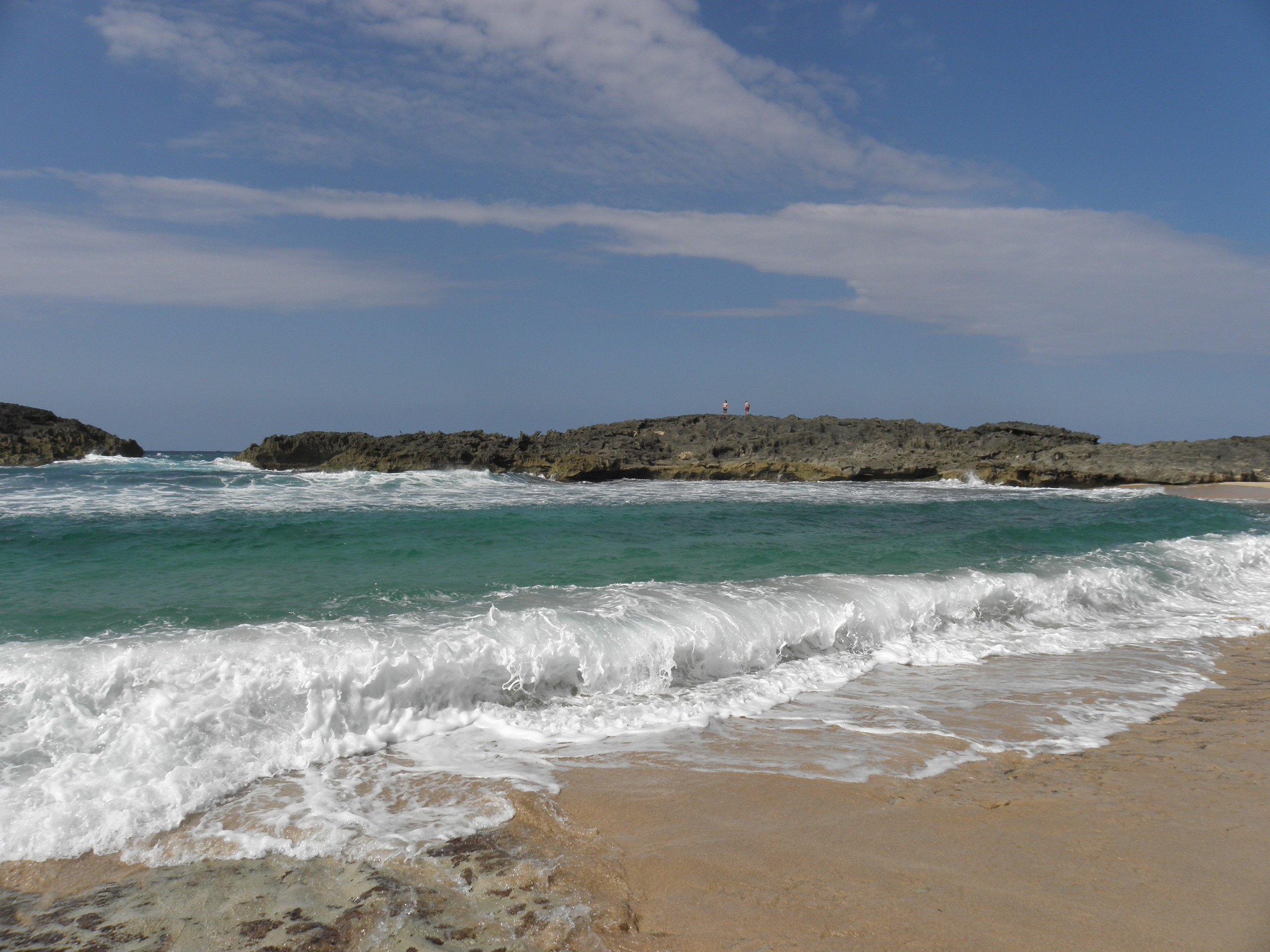 Later that day we went to the beach.
