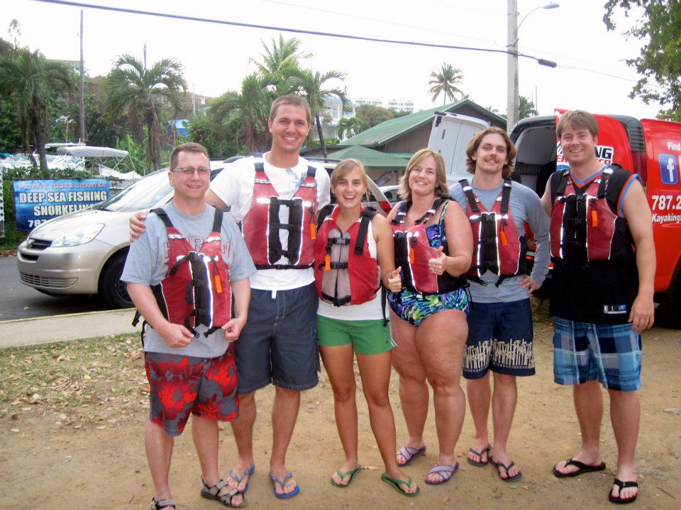 Our group before we went kayaking in the bioluminescent bay
