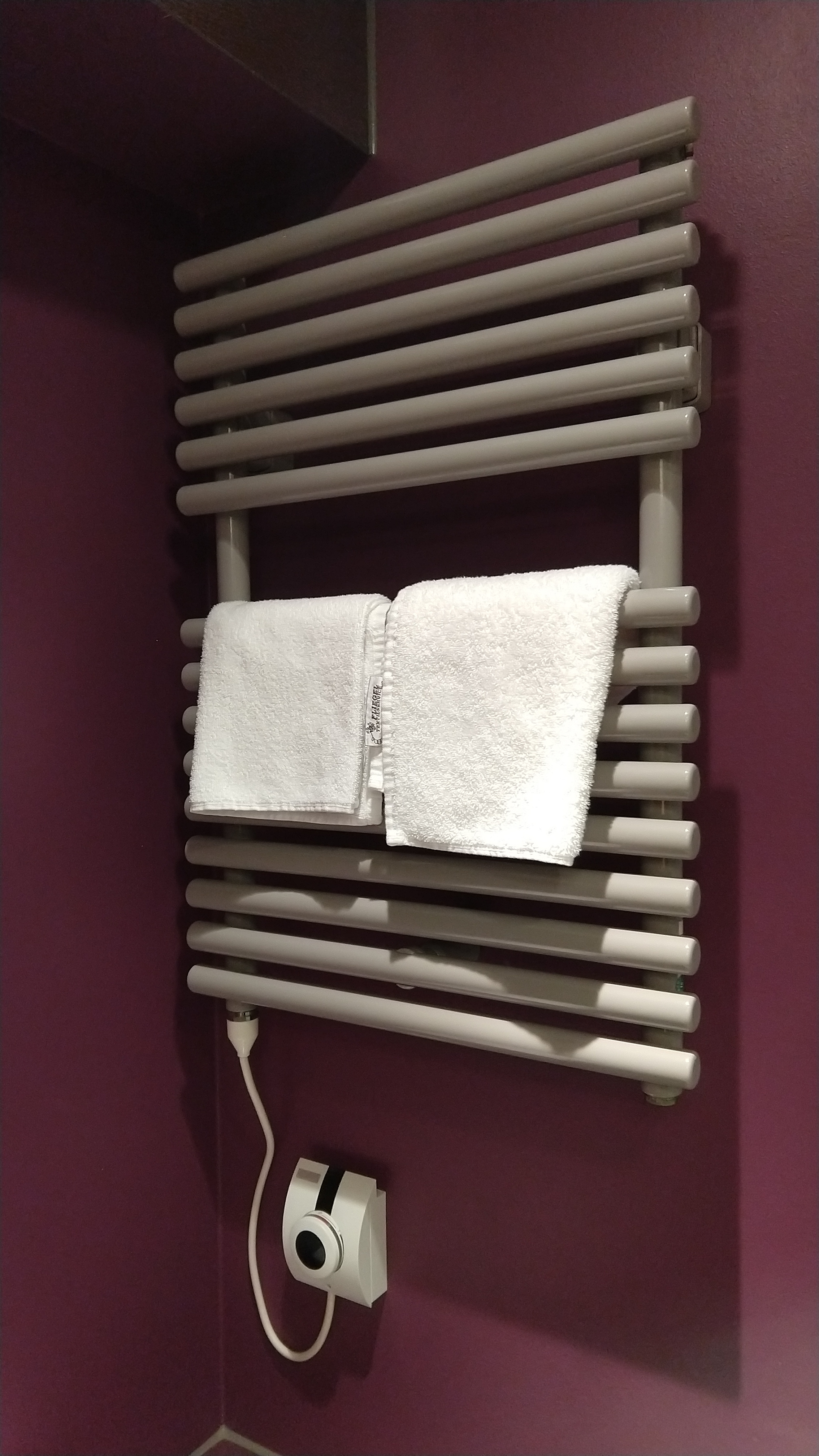 My bathroom had this thing. What is it? A towel warmer?