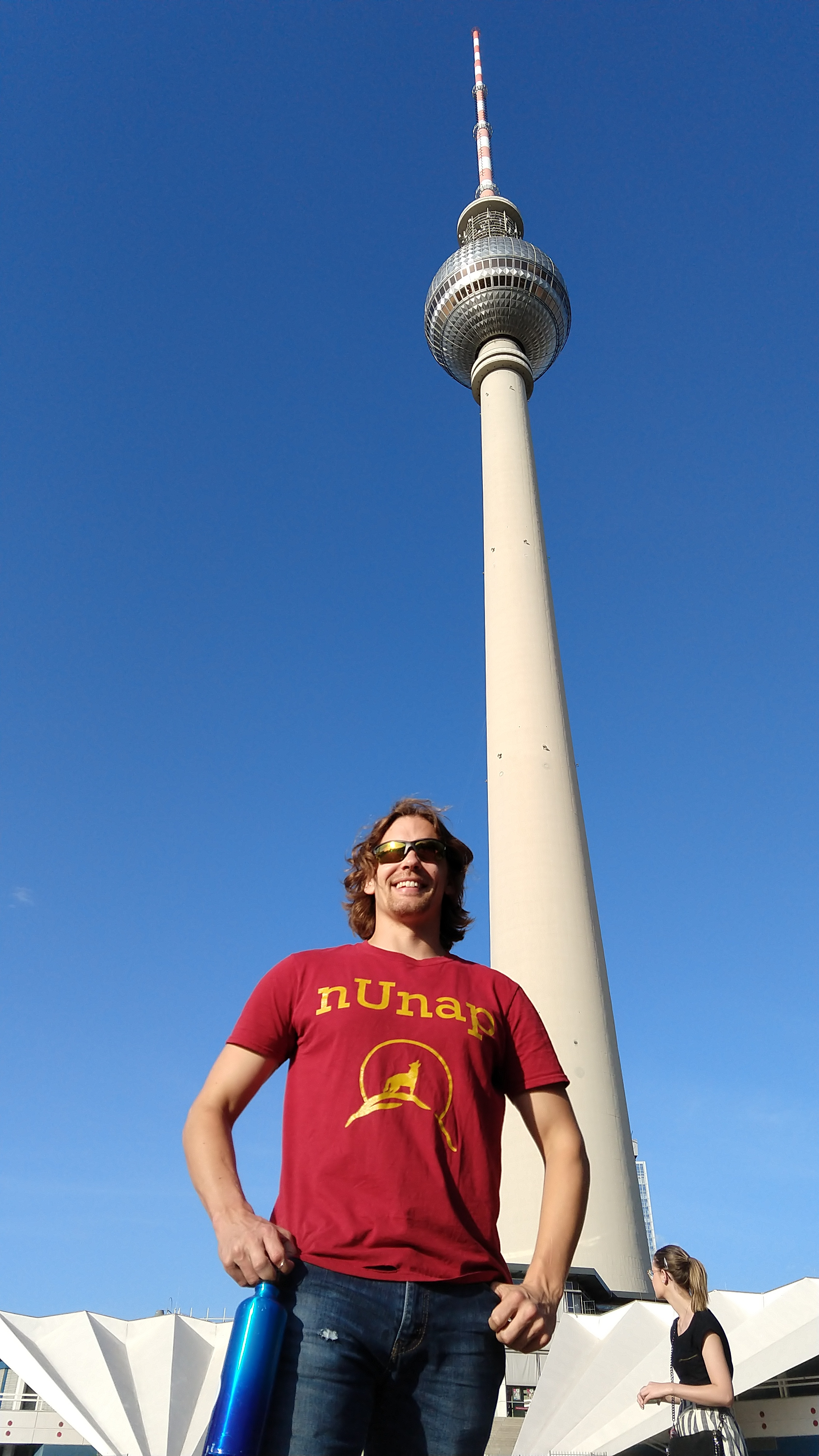 Me posing with the monument.