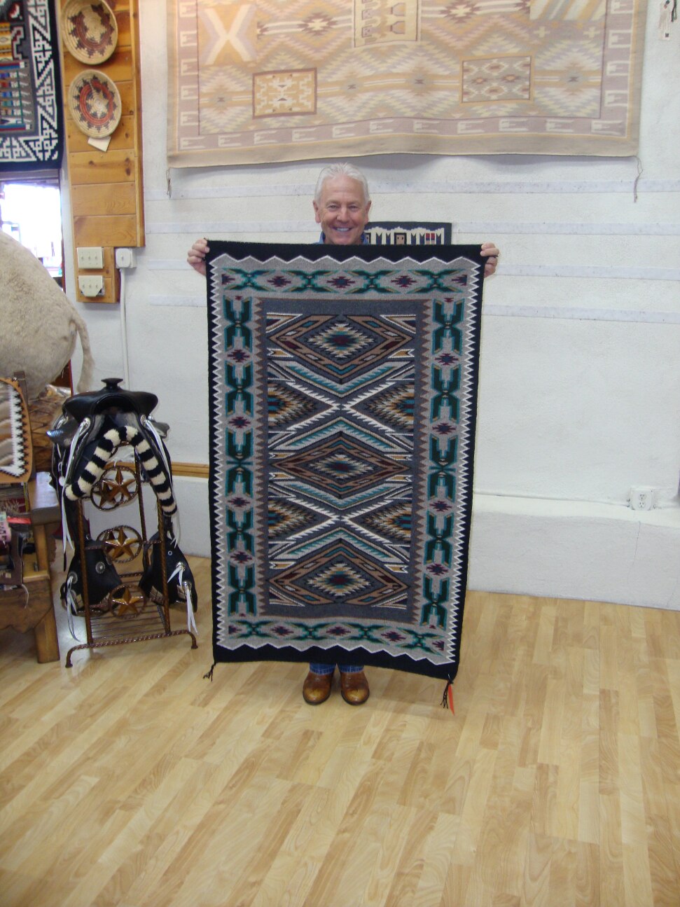 And we Larry Fulbright who knew everything about Indian Rugs