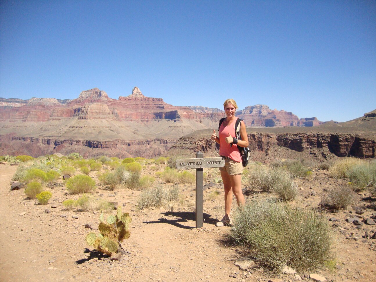 Near the end of our trail