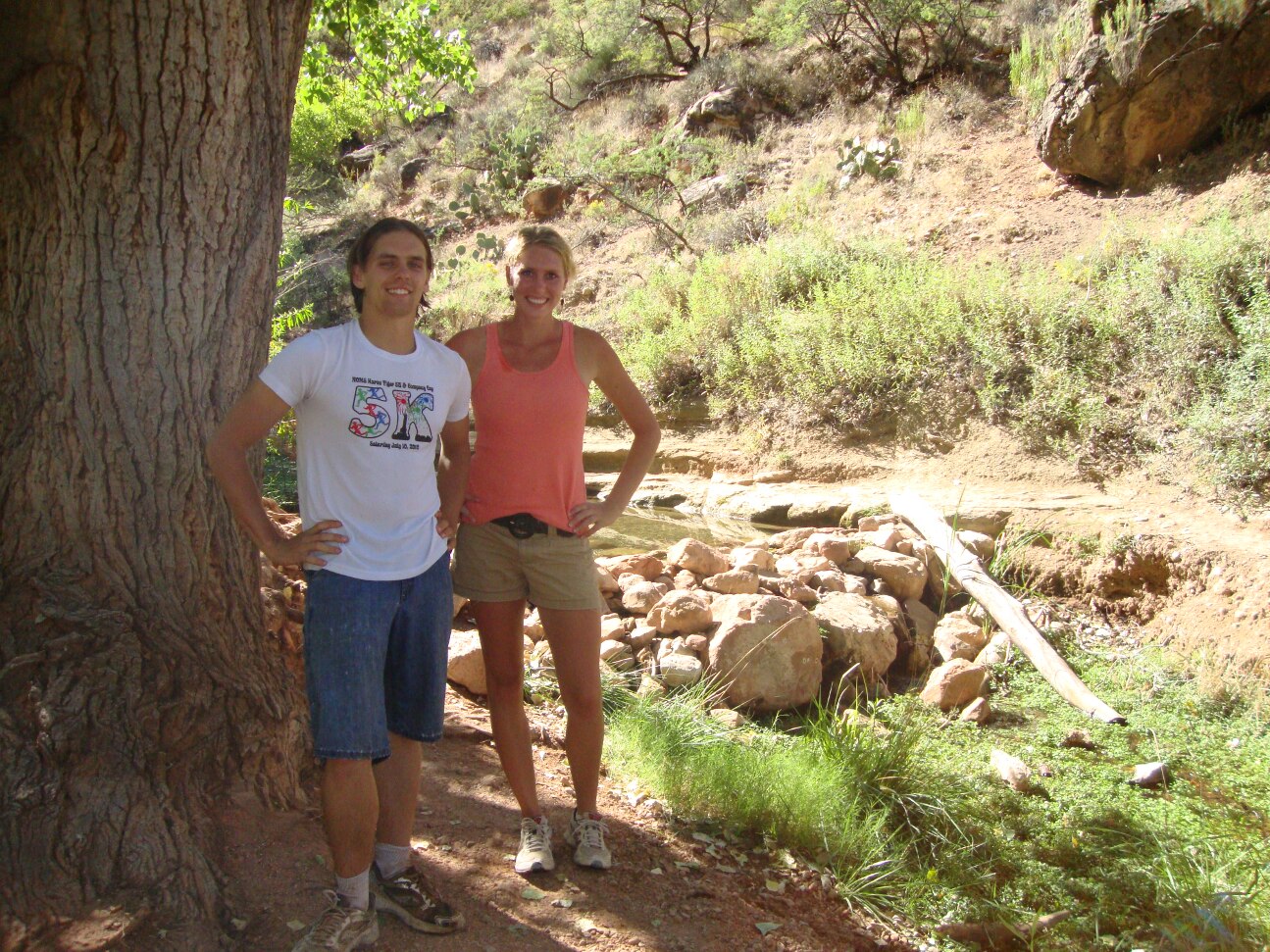 On the way back we discovered the oasis.