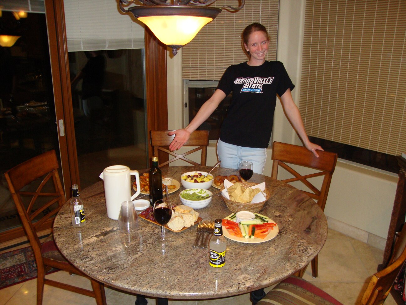Lauren (and parents) also prepared a feast for us.