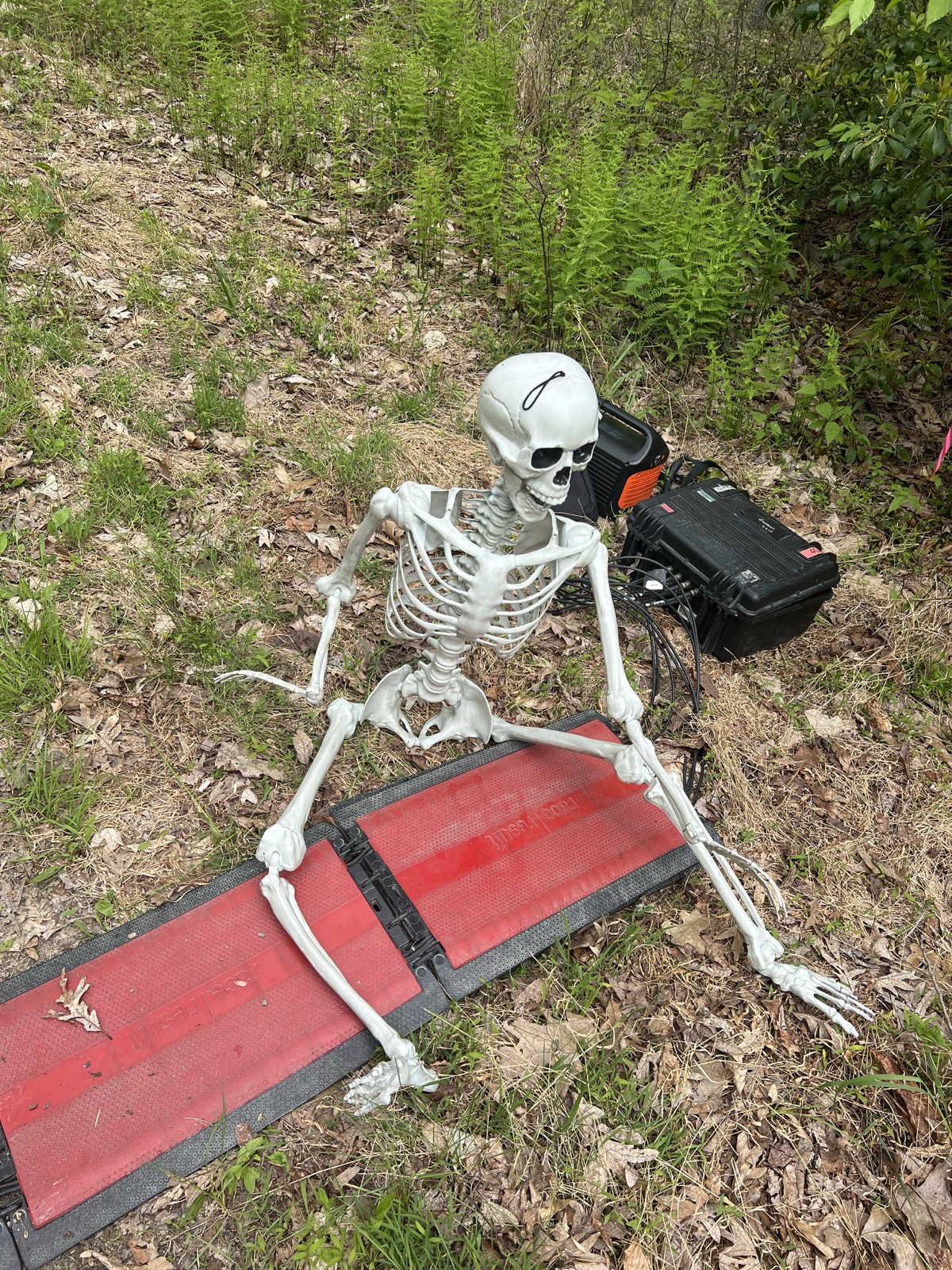 Spooky themed aid station