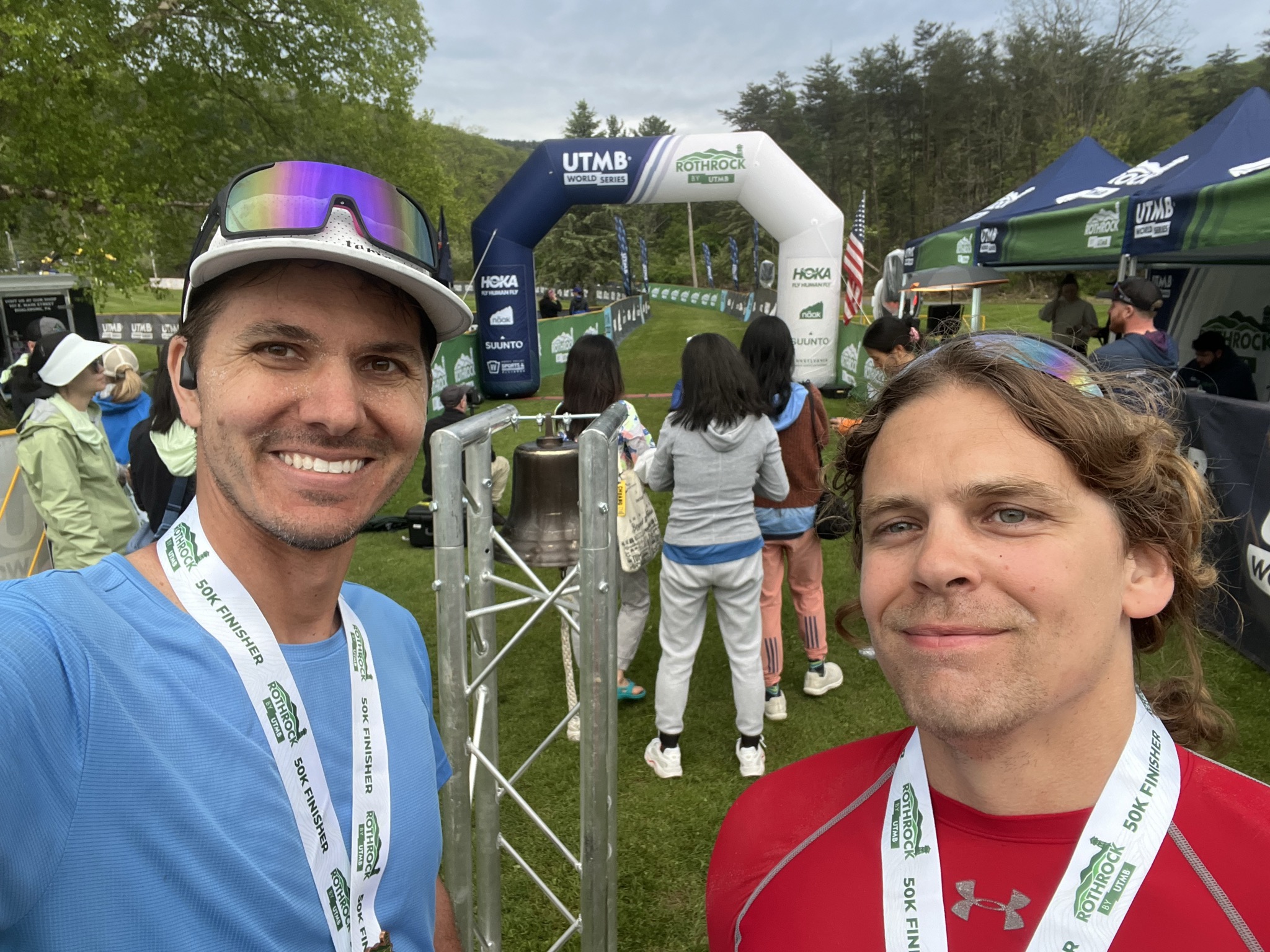 Both of us after the finish.