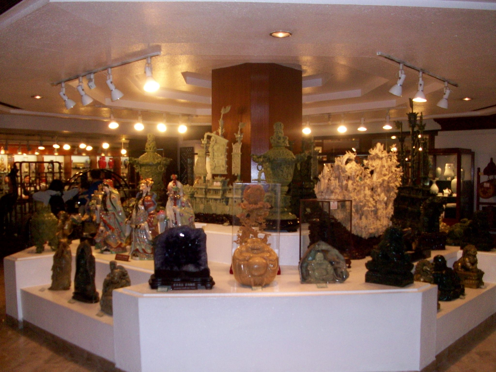 There was also an art gallery (or sales floor) in the hotel, and most of it cost more than my gross income for this whole trip.