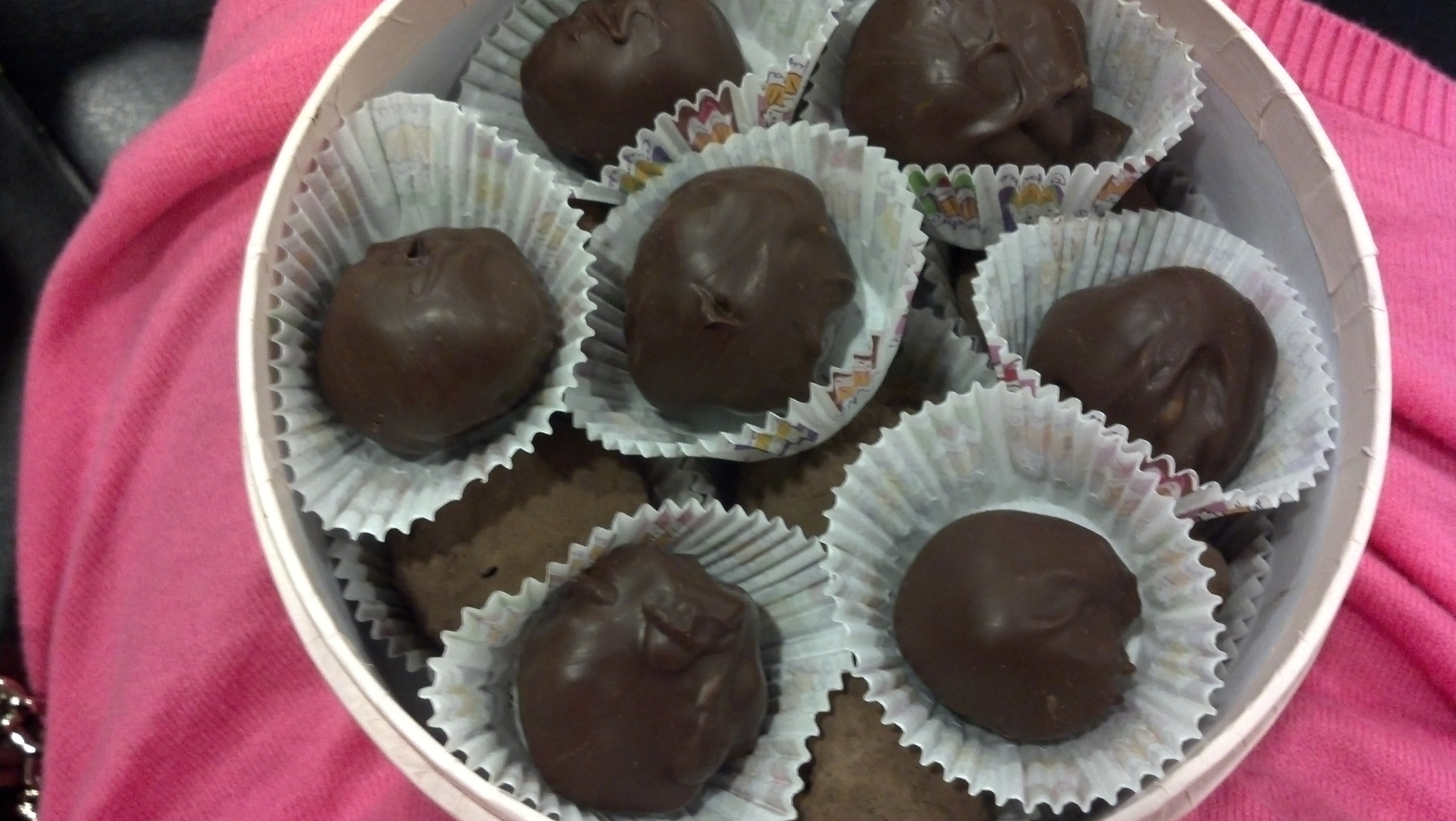 And she made me chocolate truffles.