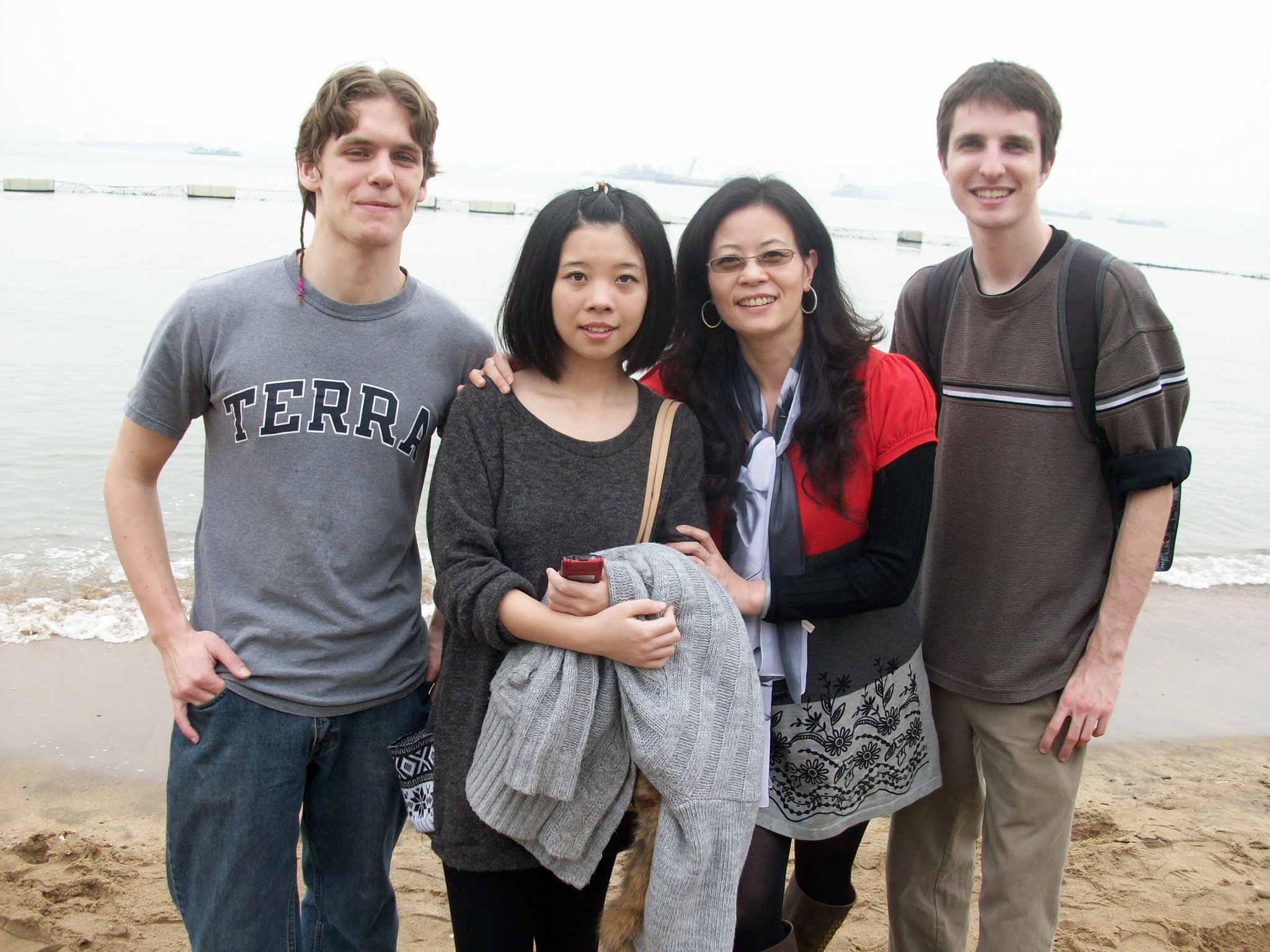 The three of us with Jasmine&rsquo;s mother.