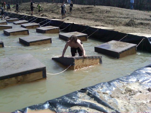 This obstacle felt like a game show.