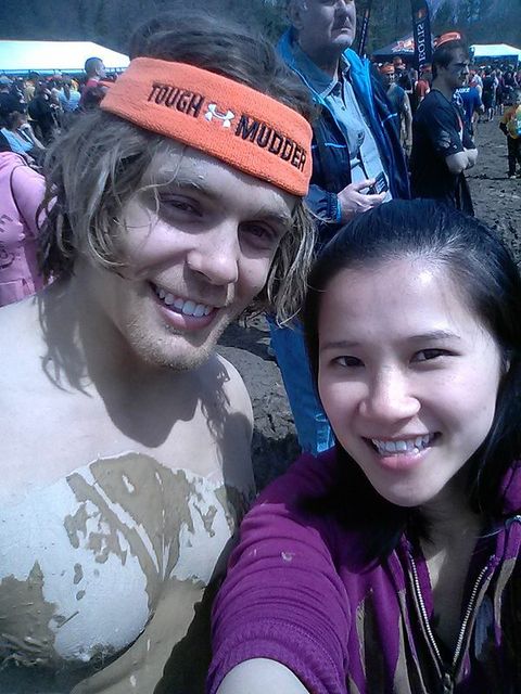 Me and Maggie after I finished