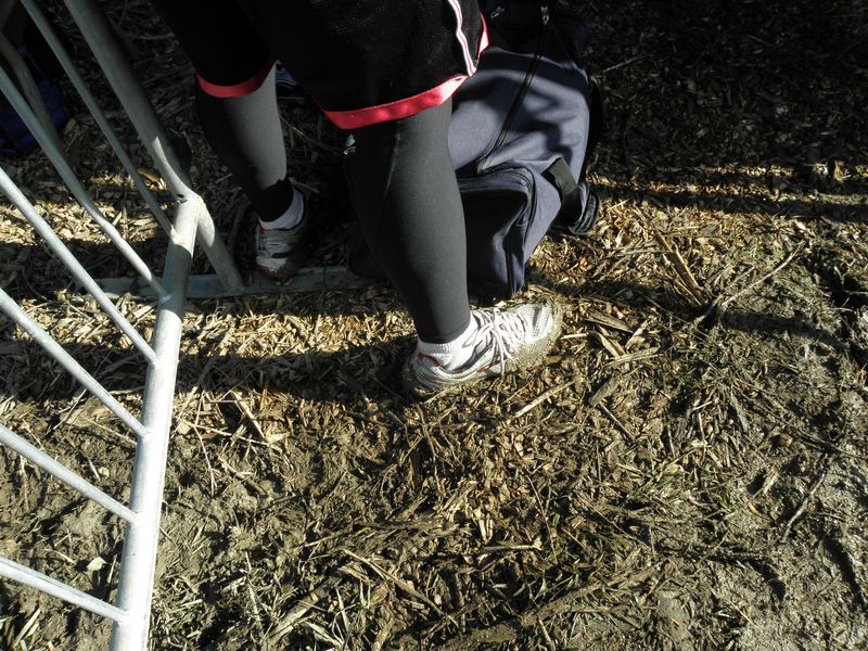 Some clean shoes before the start
