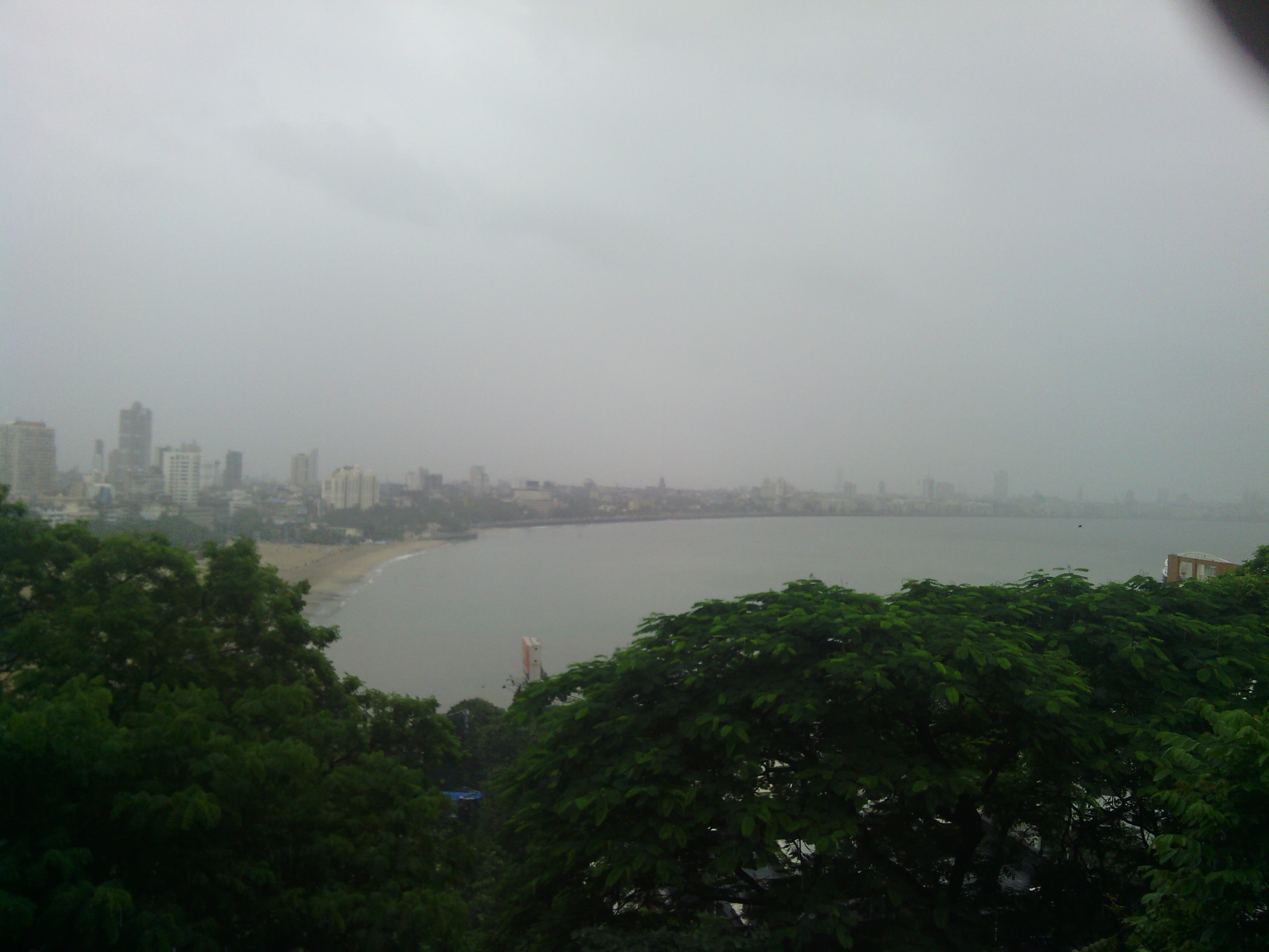 Cityscape and beach as seen from Bollywood.