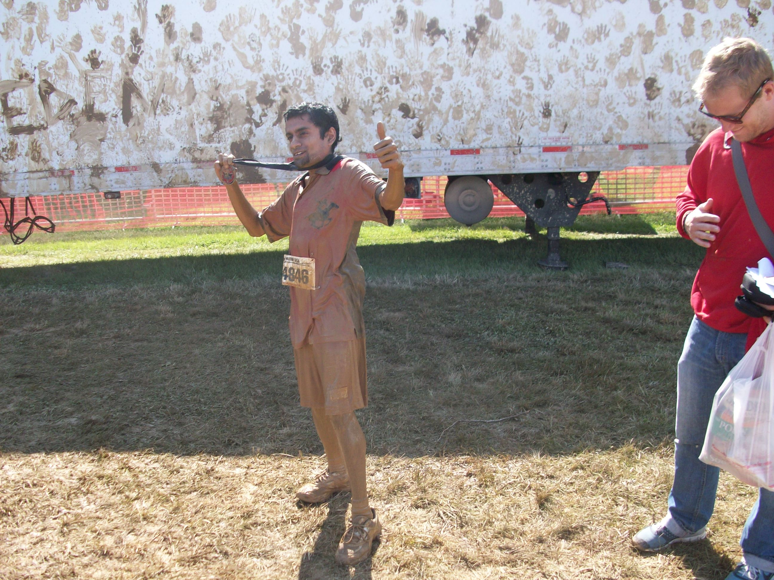 Tejas with his medal